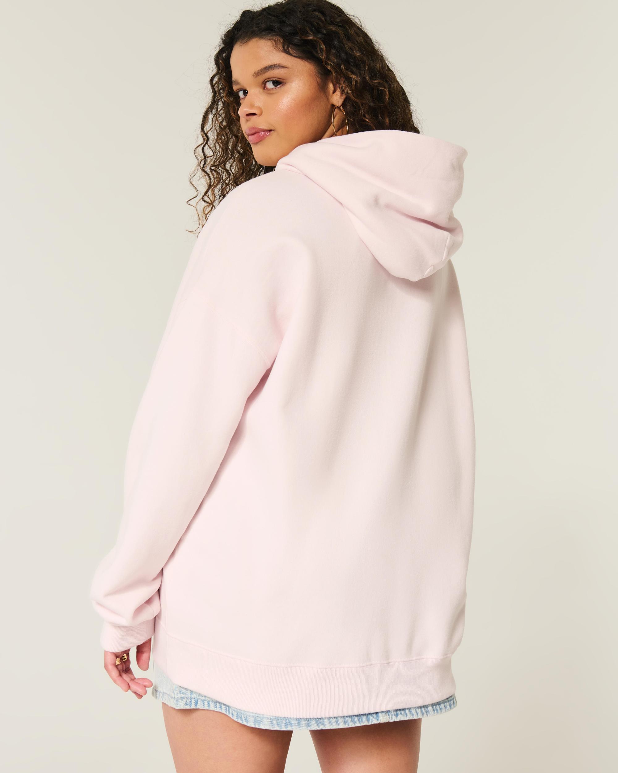 Oversized Floral Graphic Hoodie Product Image
