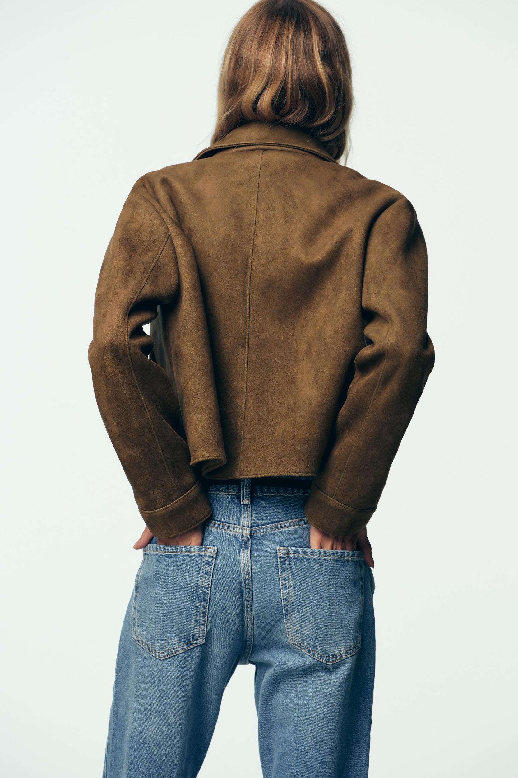 FAUX SUEDE JACKET Product Image