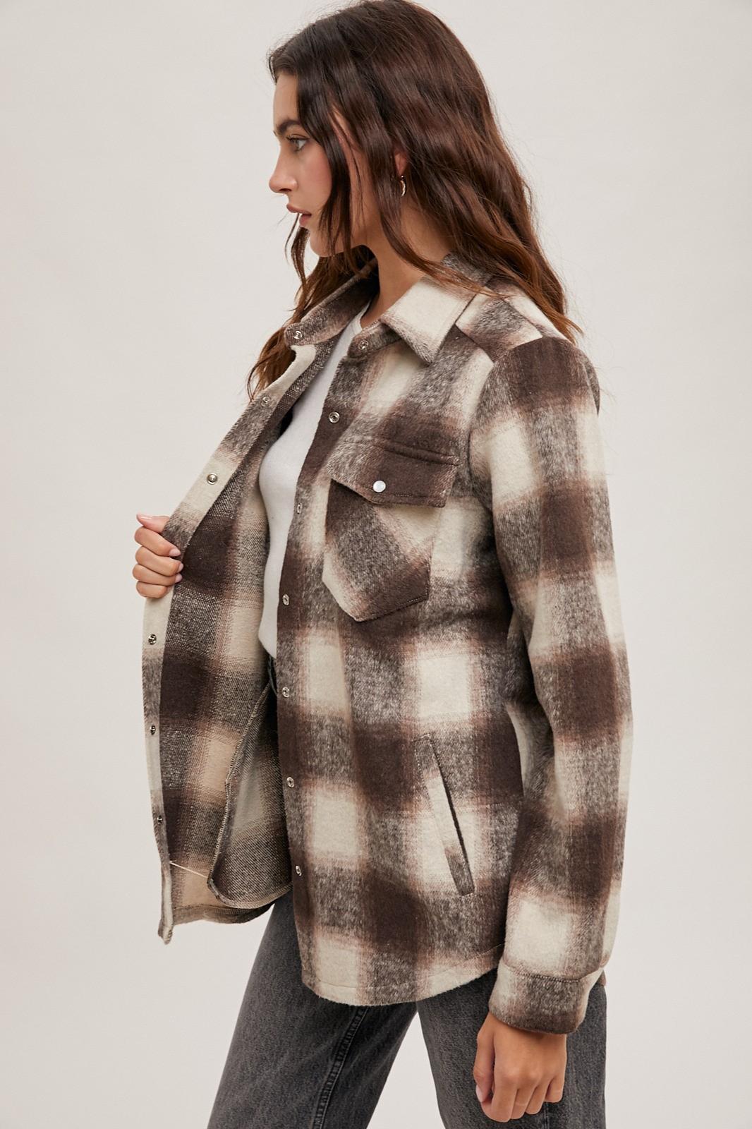 Chloe Flannel Shacket Product Image