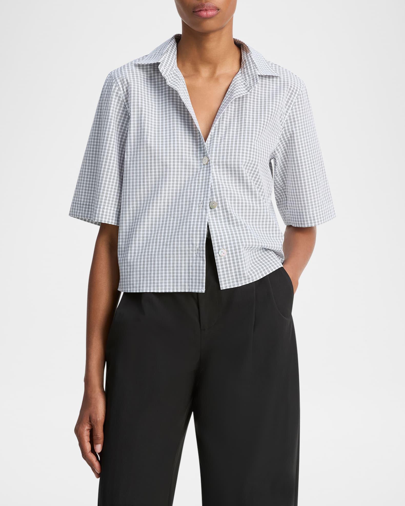Cropped Check Shirt Product Image