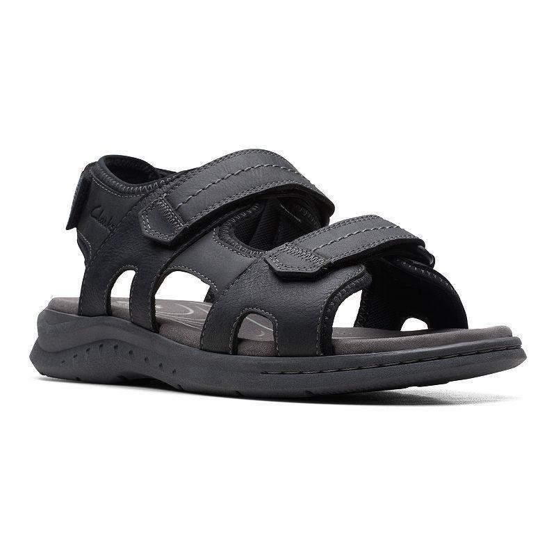 Clarks Walkford Walk Mens Leather Sandals Product Image