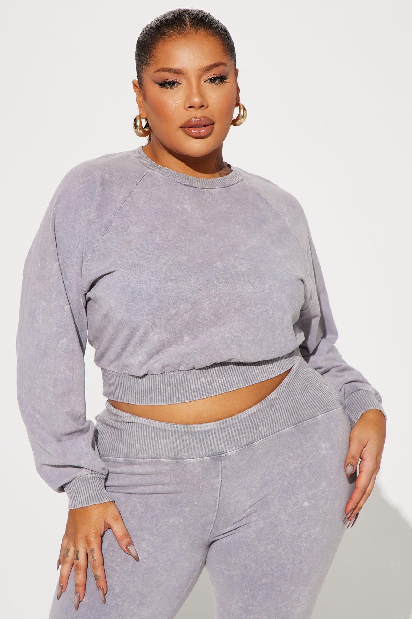 Keep It Going Pant Set - Grey Product Image