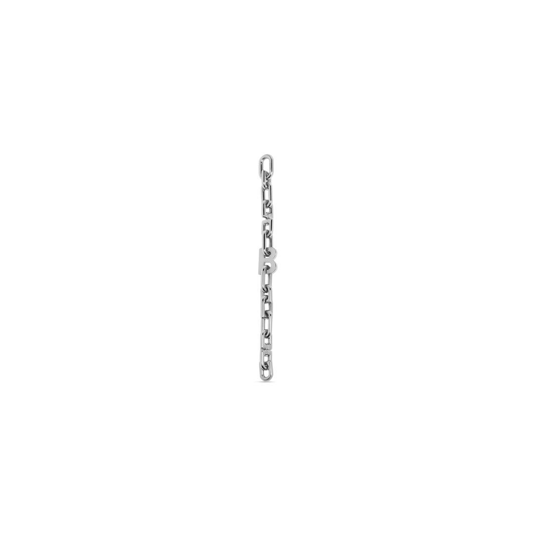 B Chain Thin Bracelet in Silver Product Image