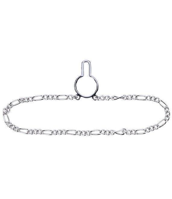 Trafalgar Sutton Sterling Silver Figaro Tie Chain Product Image