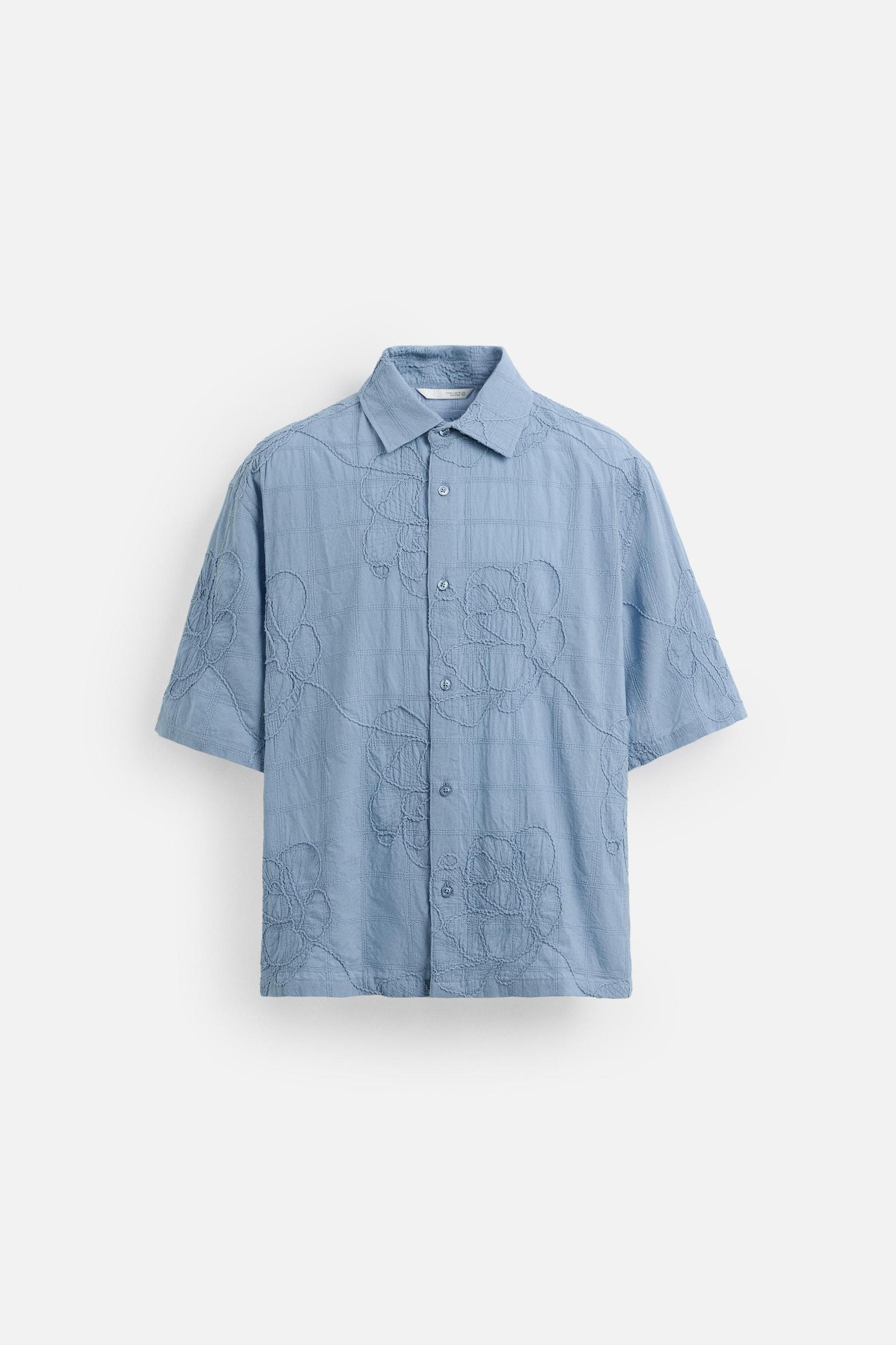 EMBROIDERED JACQUARD SHIRT Product Image