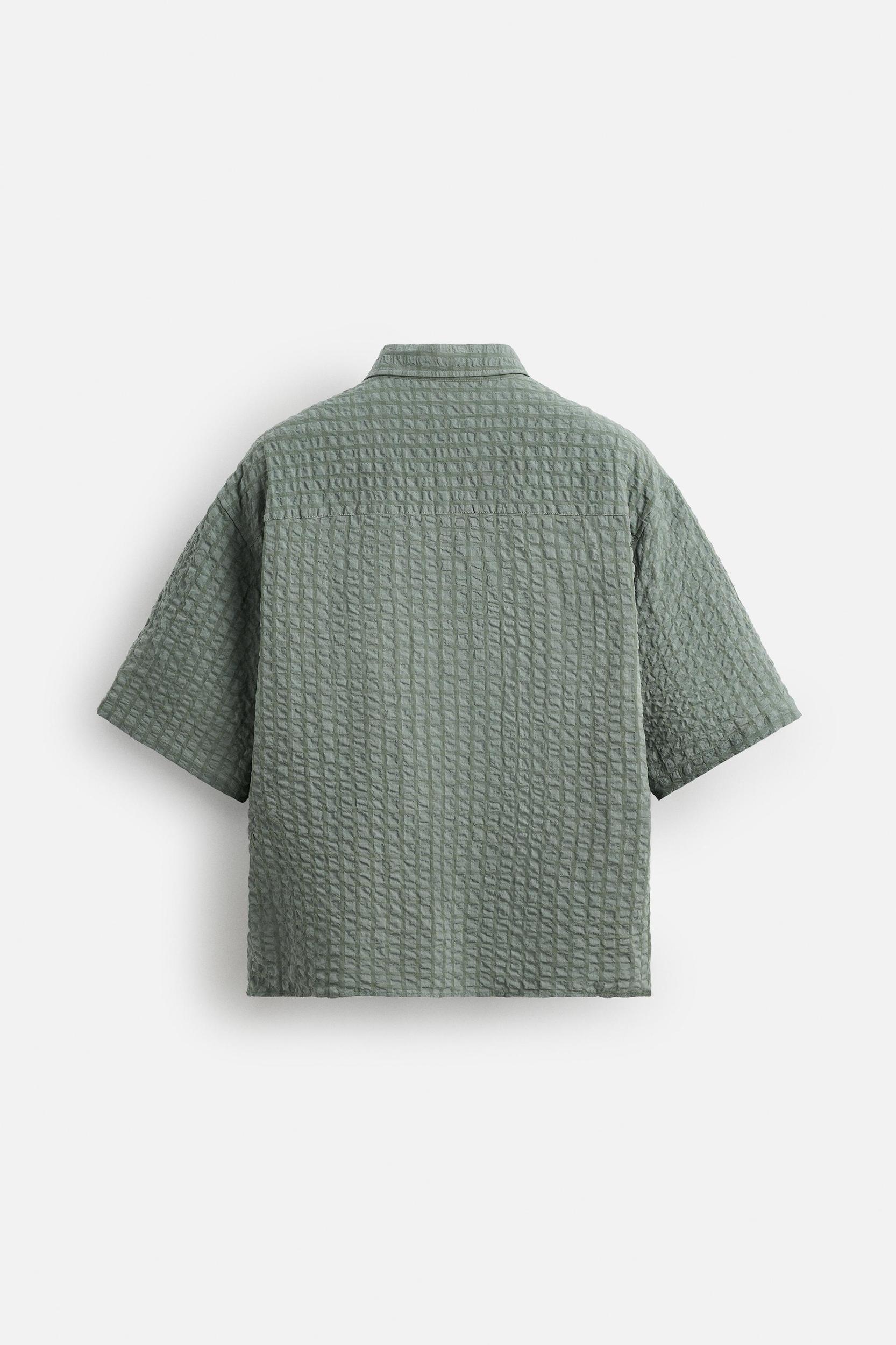 SEERSUCKER PLAID SHIRT Product Image