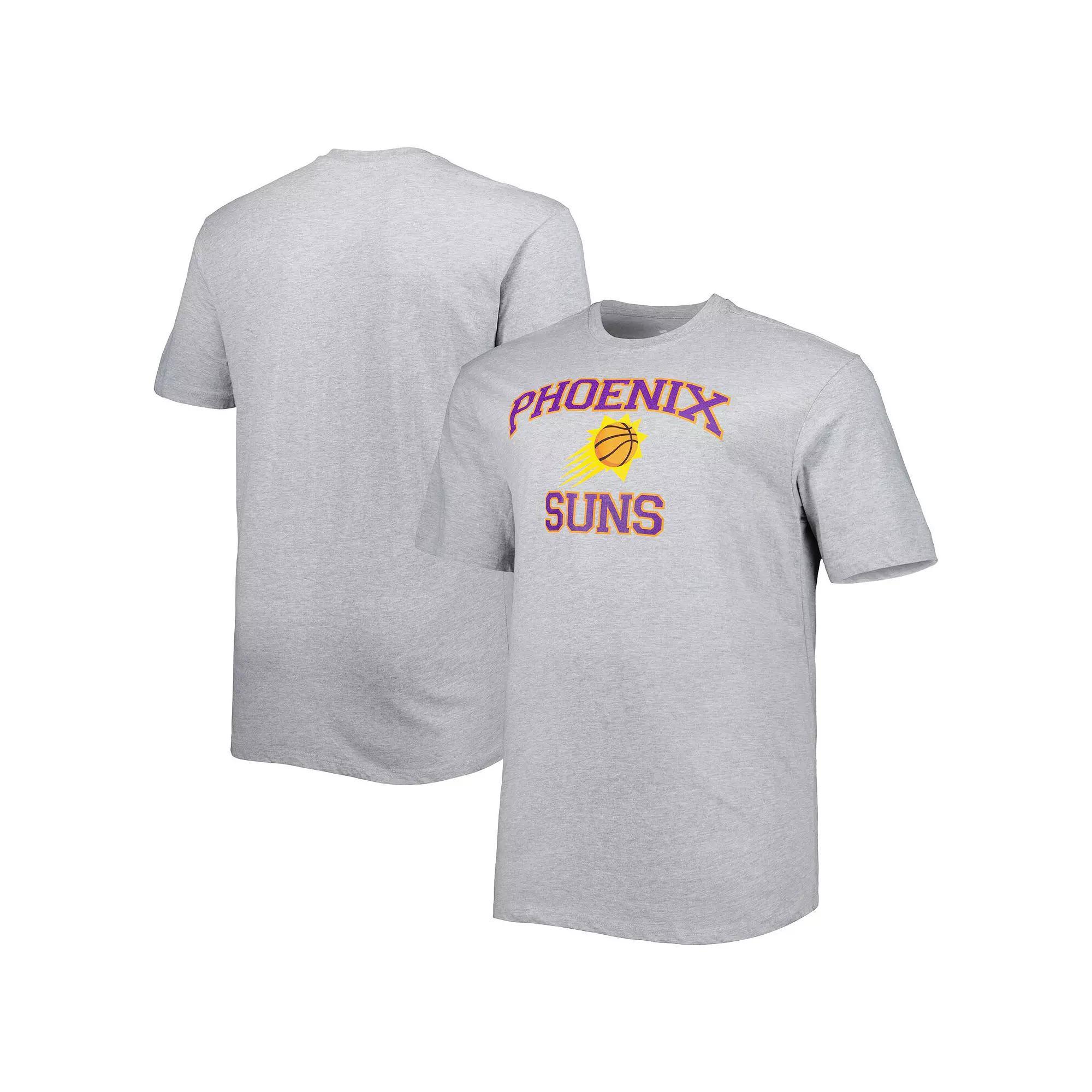 Men's Heathered Gray Phoenix Suns Big & Tall Heart & Soul T-Shirt, Size: 2XB, Phx Grey Product Image