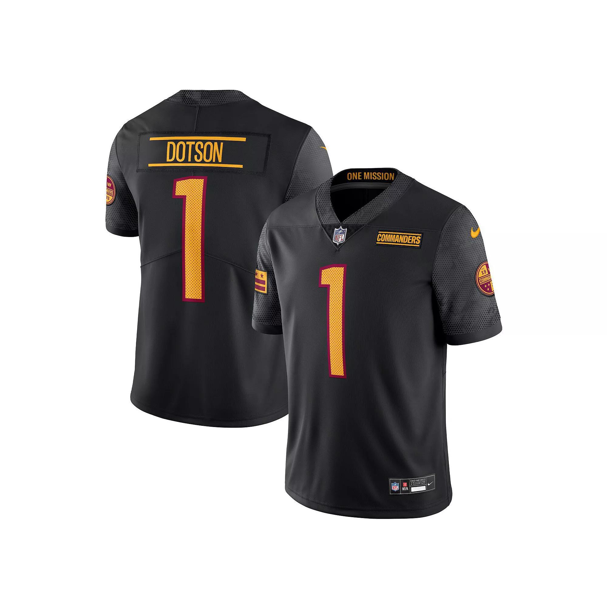 Men's Nike Jahan Dotson Black Washington Commanders Alternate Vapor Untouchable Limited Jersey, Size: 3XL, Wft Black Product Image
