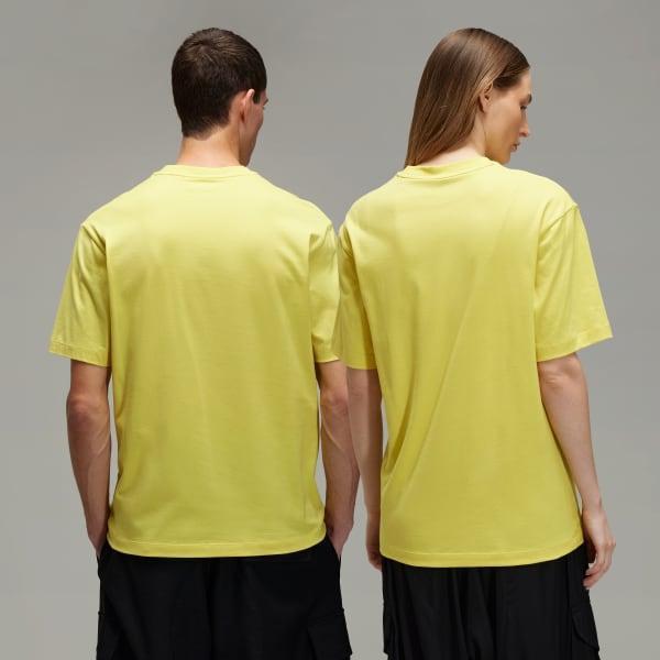 adidas Y-3 Regular Short Sleeve Tee Pure Sulfur XS Unisex Product Image