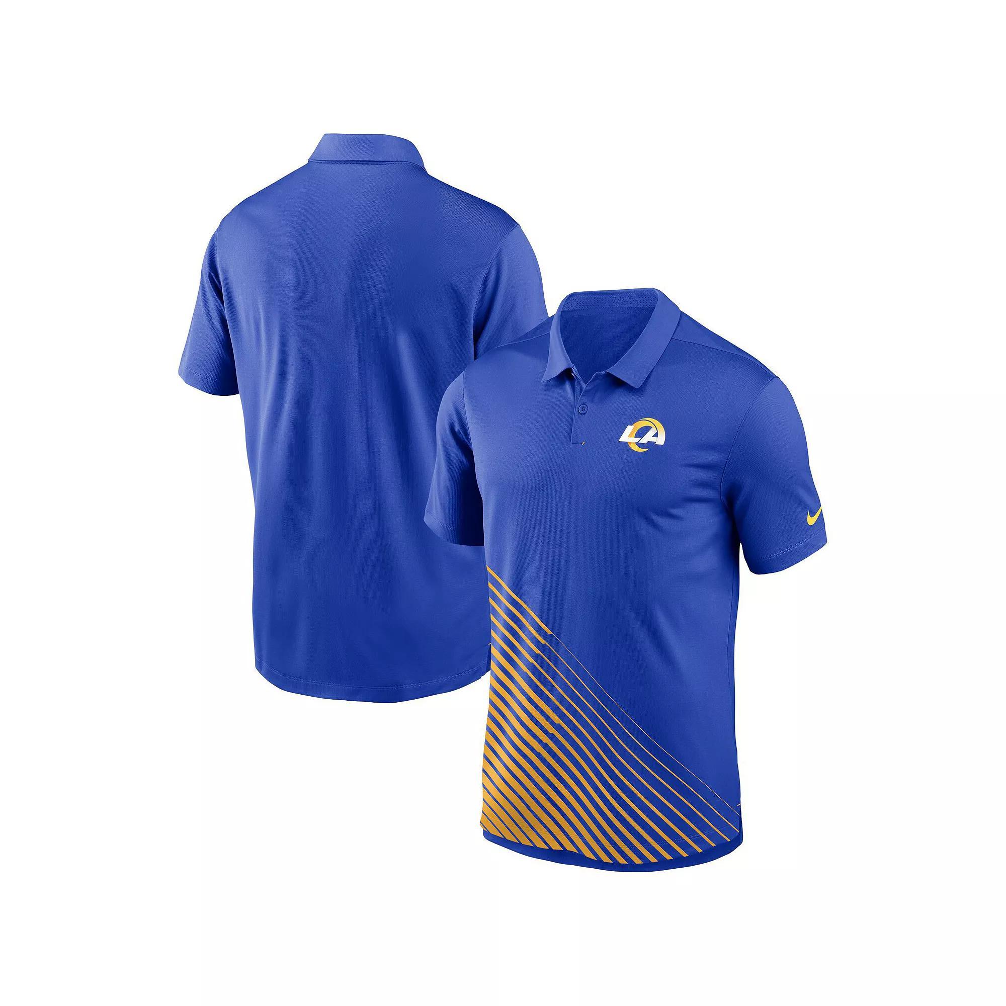 Men's Nike  Royal Los Angeles Rams Vapor Performance Polo, Size: 3XL, Blue Product Image