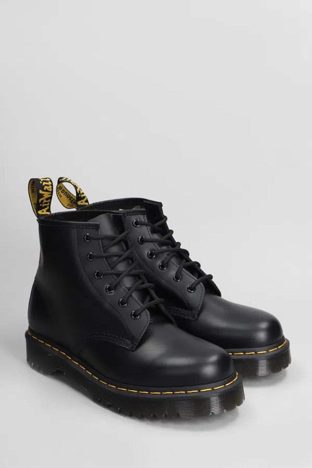 DR. MARTENS' 101 Lace-up Boots In Black Product Image