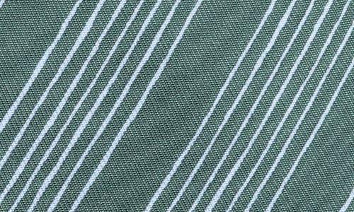 FERRAGAMO Virgola Silk Tie In Verde/celeste Product Image