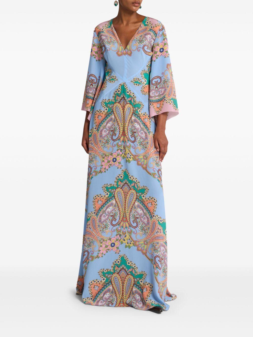 paisley-print maxi dress Product Image