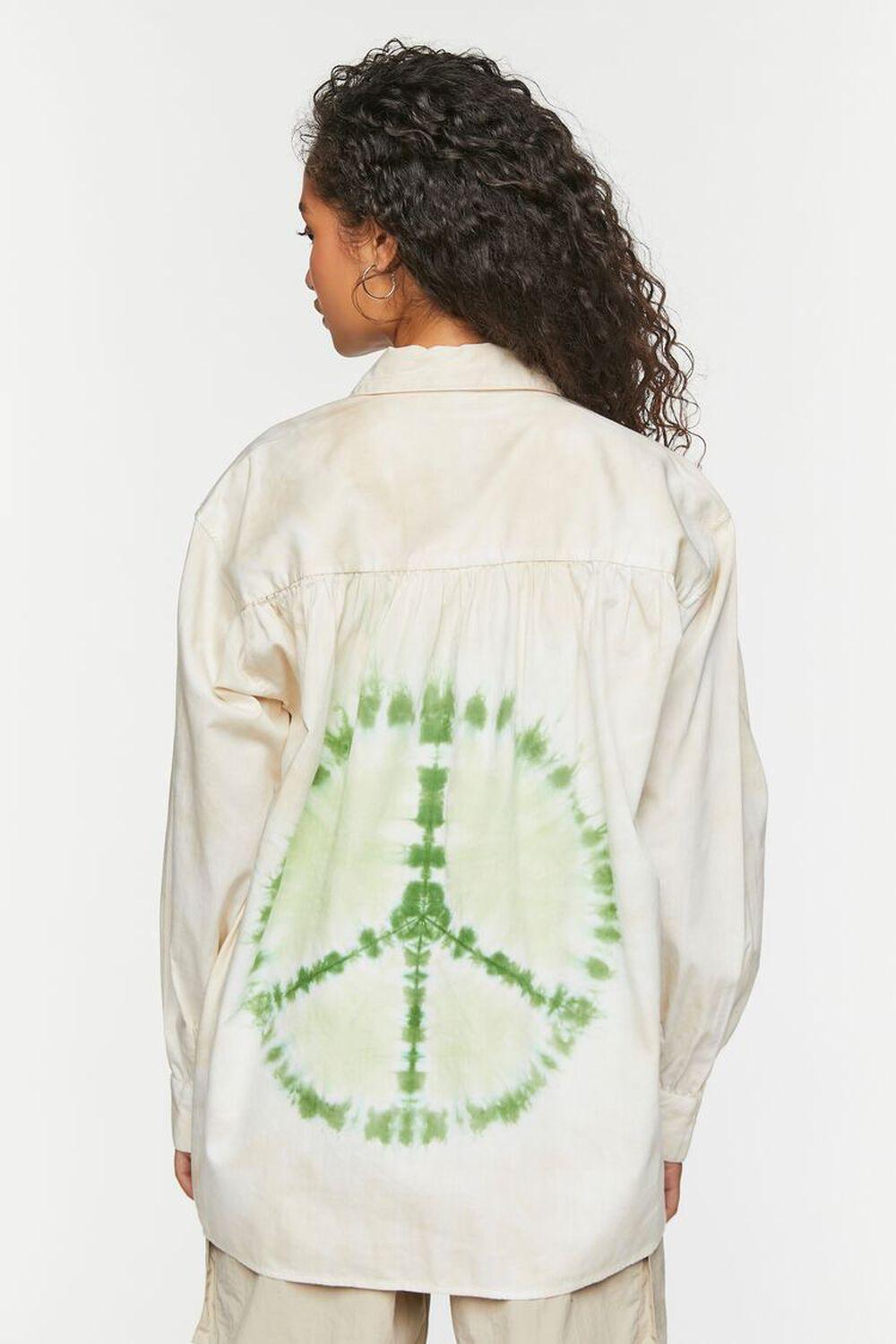 Tie-Dye Peace Sign Graphic Shirt | Forever 21 Product Image