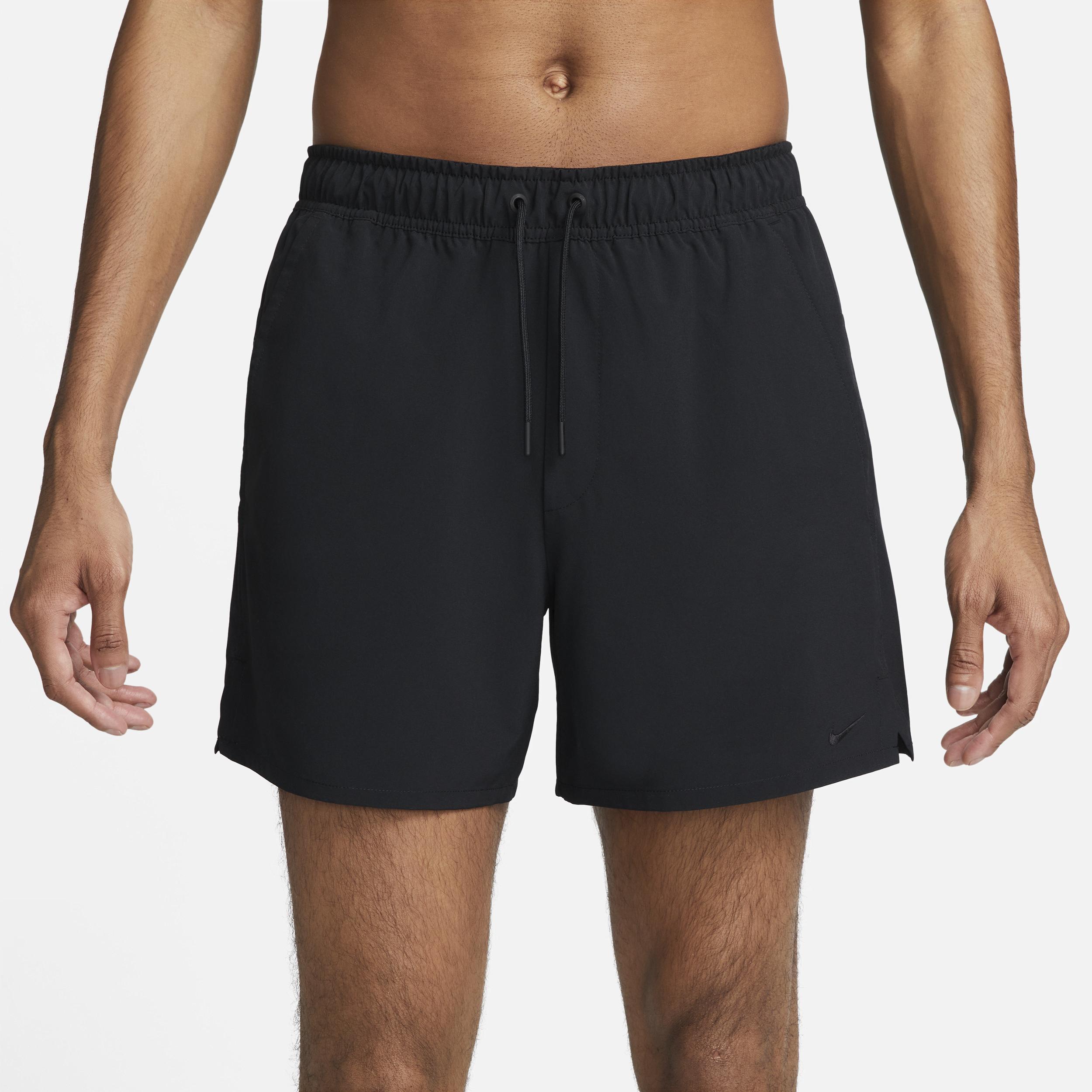 Nike Mens Unlimited Dri-FIT 5 Unlined Versatile Shorts in Black Product Image