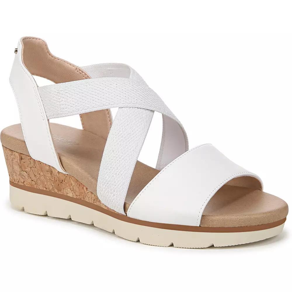 Dr. Scholl's Just Cute Women's Strappy Sandals, Size: 8.5, White Product Image