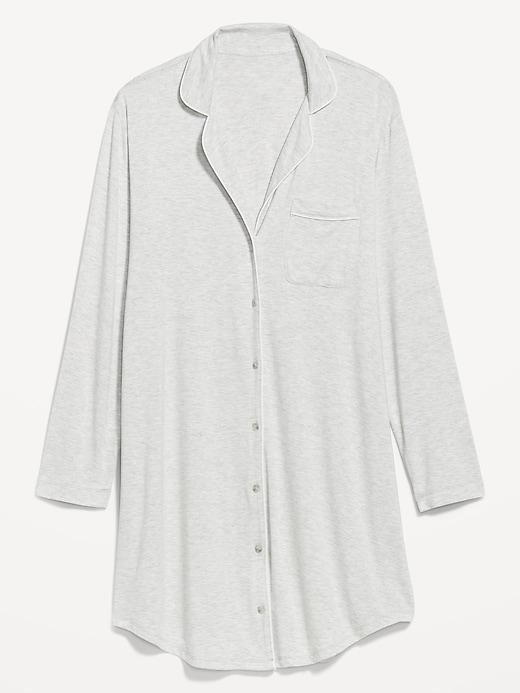 Knit Jersey Sleep Shirt Product Image