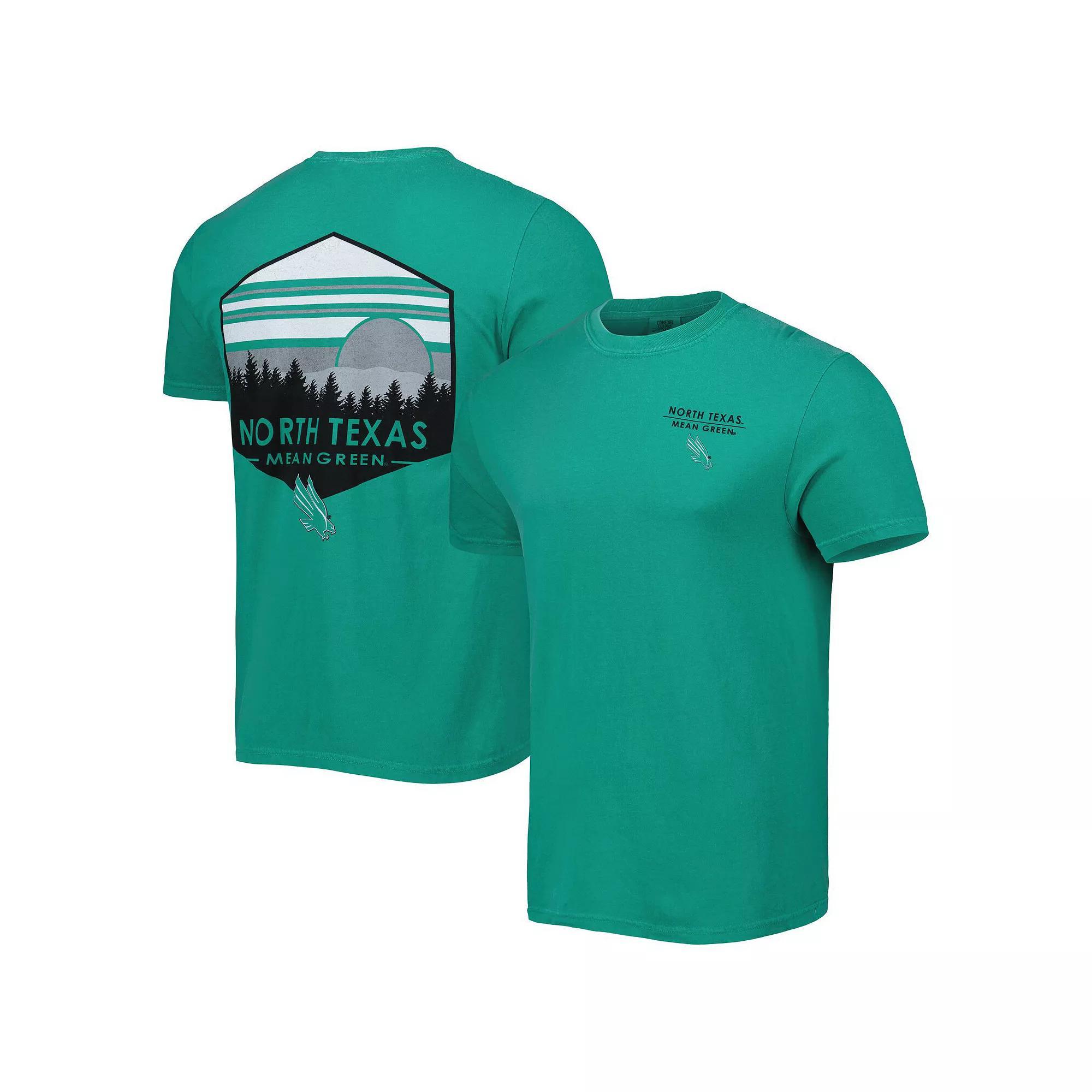 Mens Green North Texas Mean Green Landscape Shield T-Shirt Product Image
