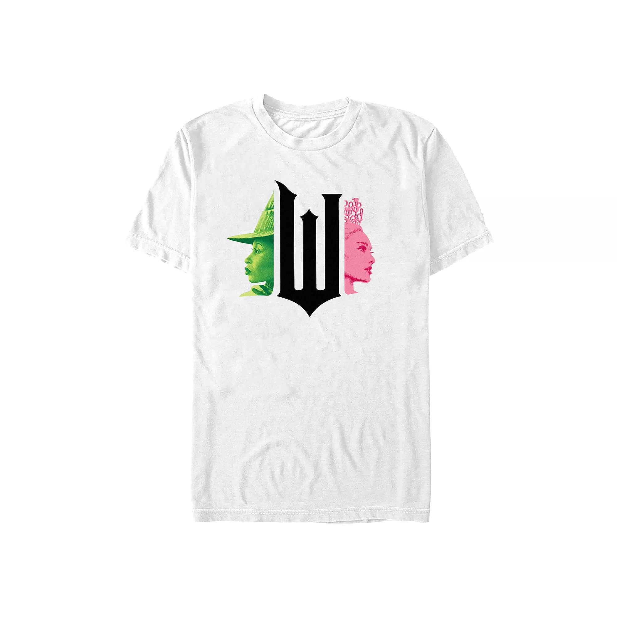 Big & Tall Wicked Elphaba And Glinda Graphic Tee, Men's, Size: 4XL Tall, White Product Image