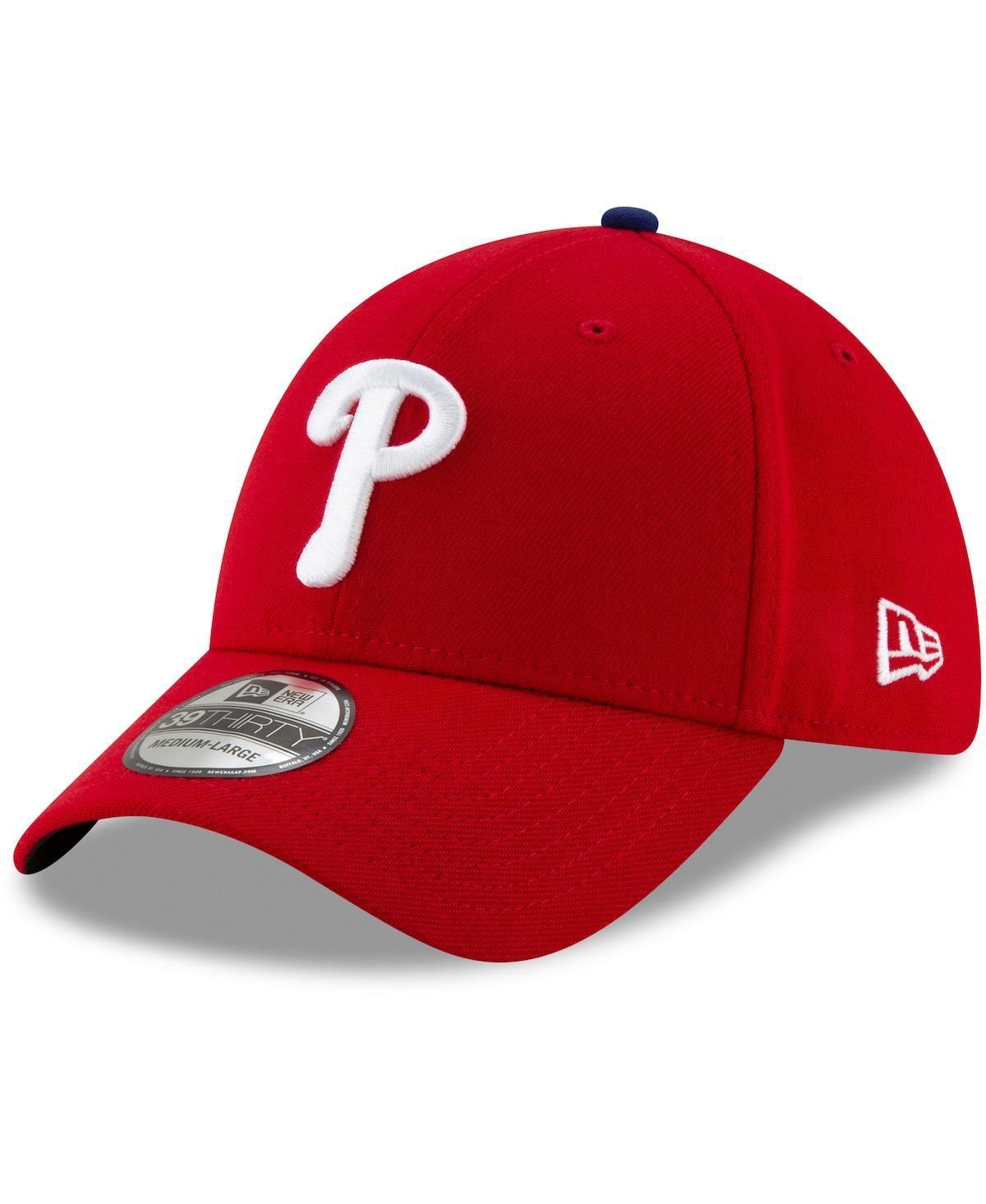 Men's New Era Red Philadelphia Phillies Game Team Classic 39THIRTY Flex Hat, Size: Large/XL Product Image