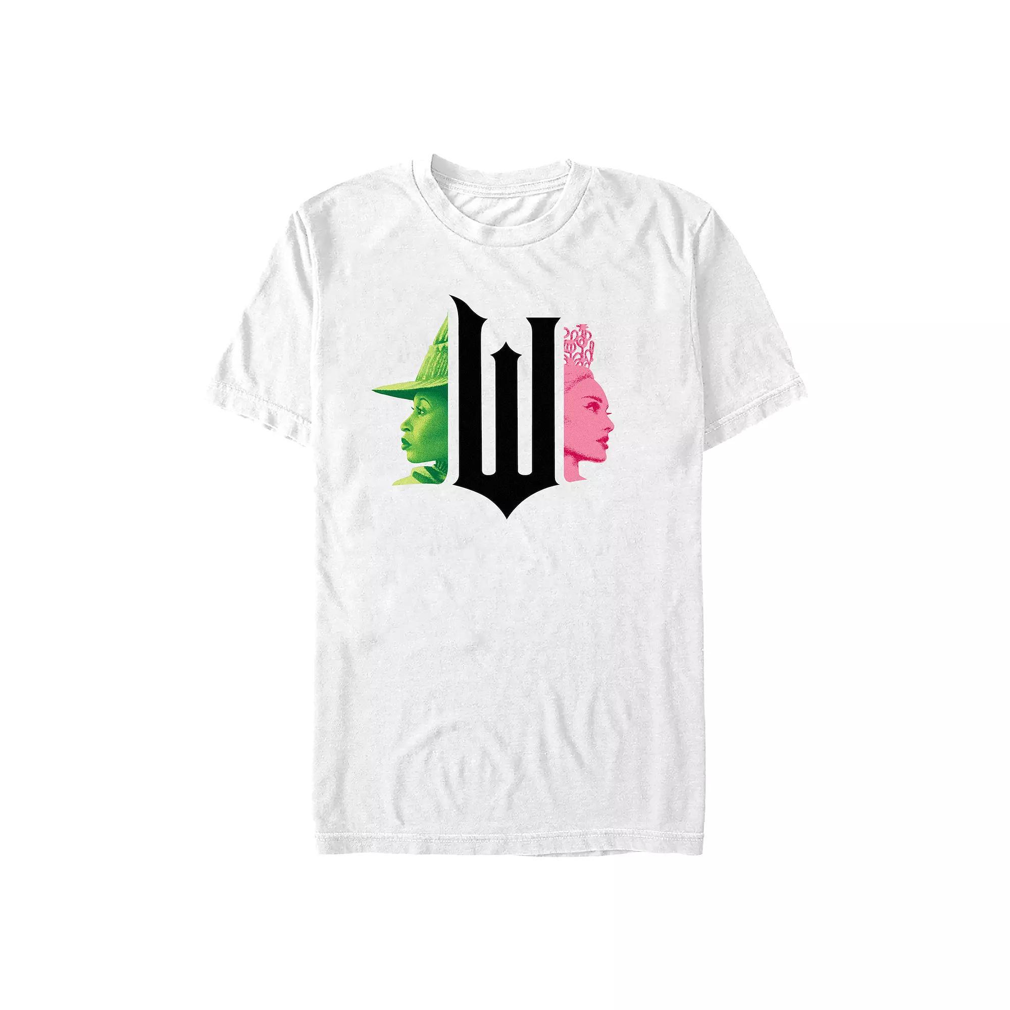 Big & Tall Wicked Elphaba And Glinda Graphic Tee, Men's, Size: 4XL Tall, White Product Image