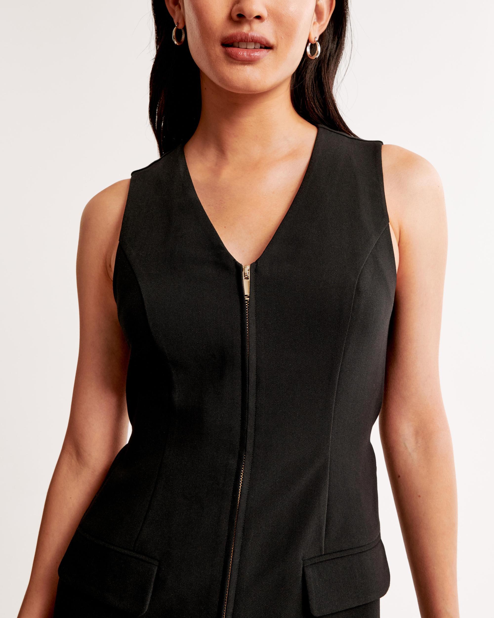 The A&F Mara Zip-Up Mini Dress Product Image