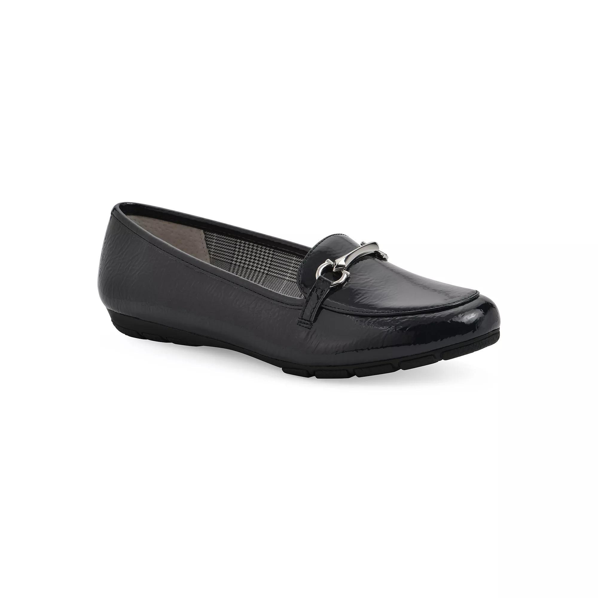 Cliffs by White Mountain Glowing Women's Loafers, Size: 6.5, Blue Patent Product Image