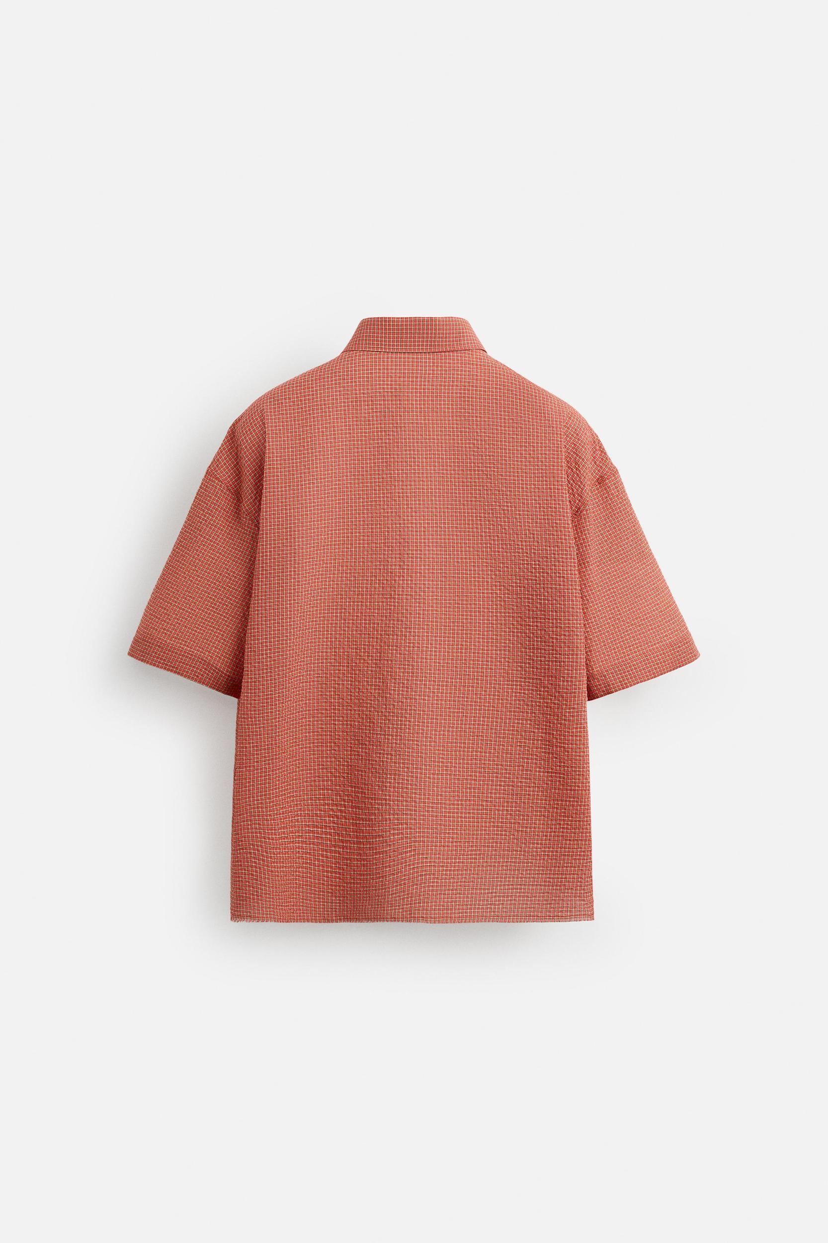 SEERSUCKER PLAID SHIRT Product Image