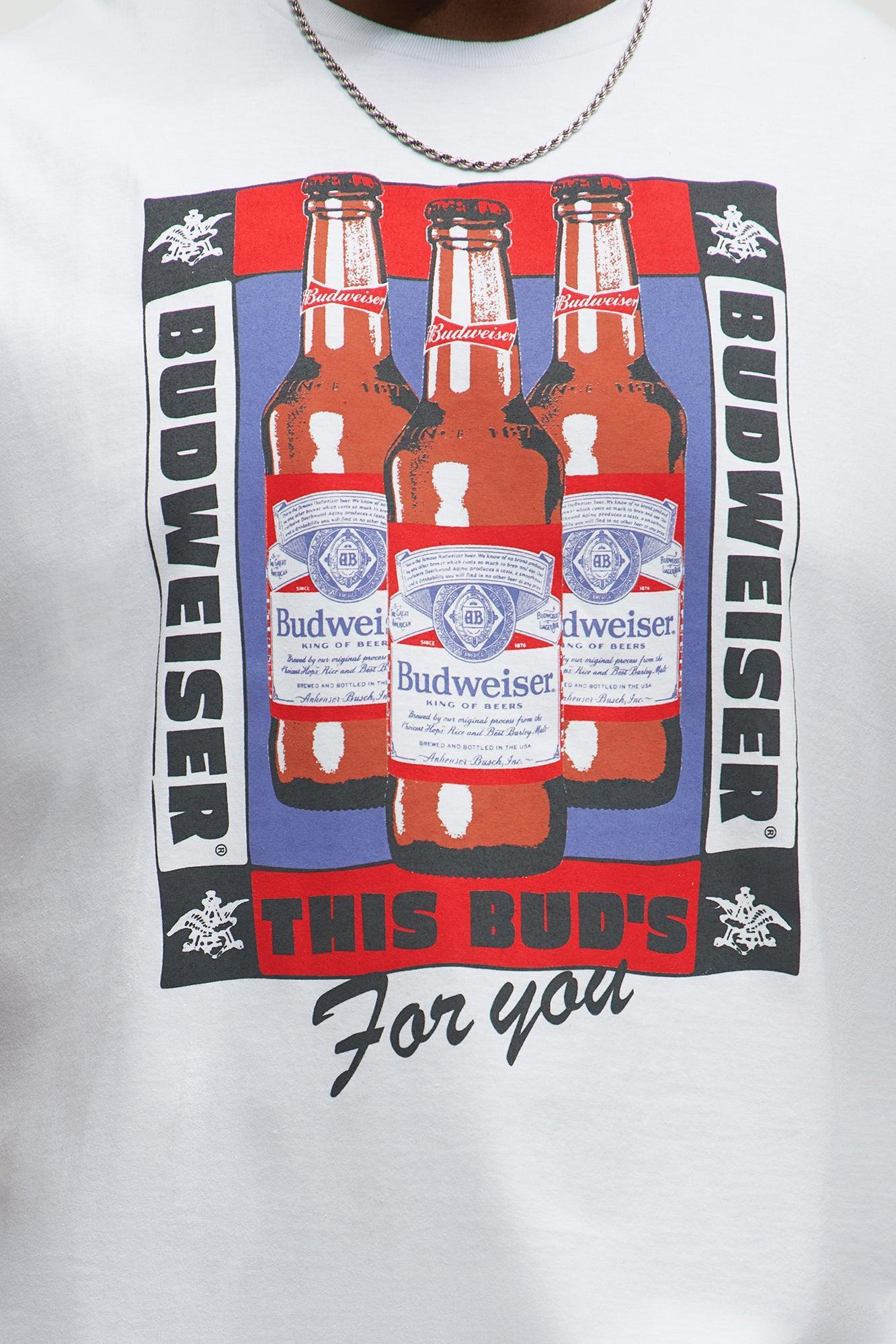 Budweiser For You Muscle Tee - White Product Image