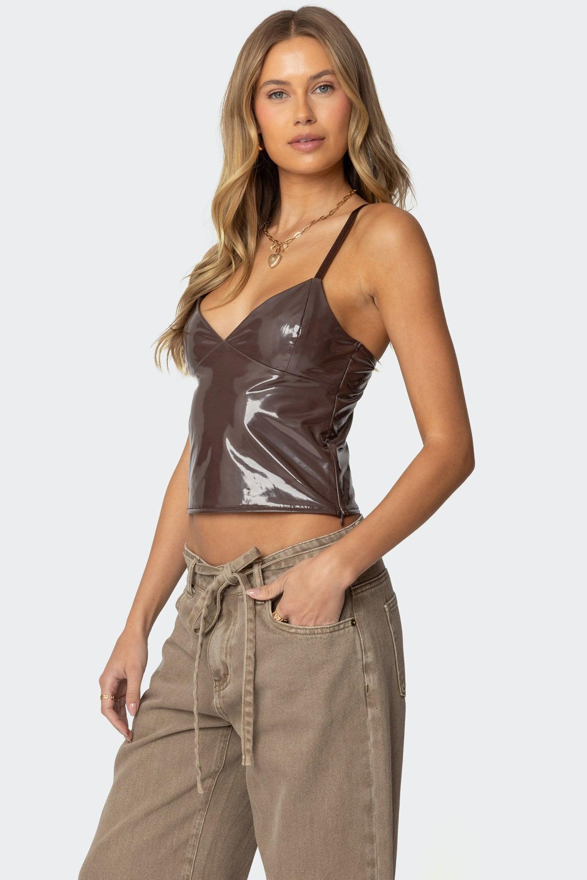 Carmie Vinyl Tank Top Product Image