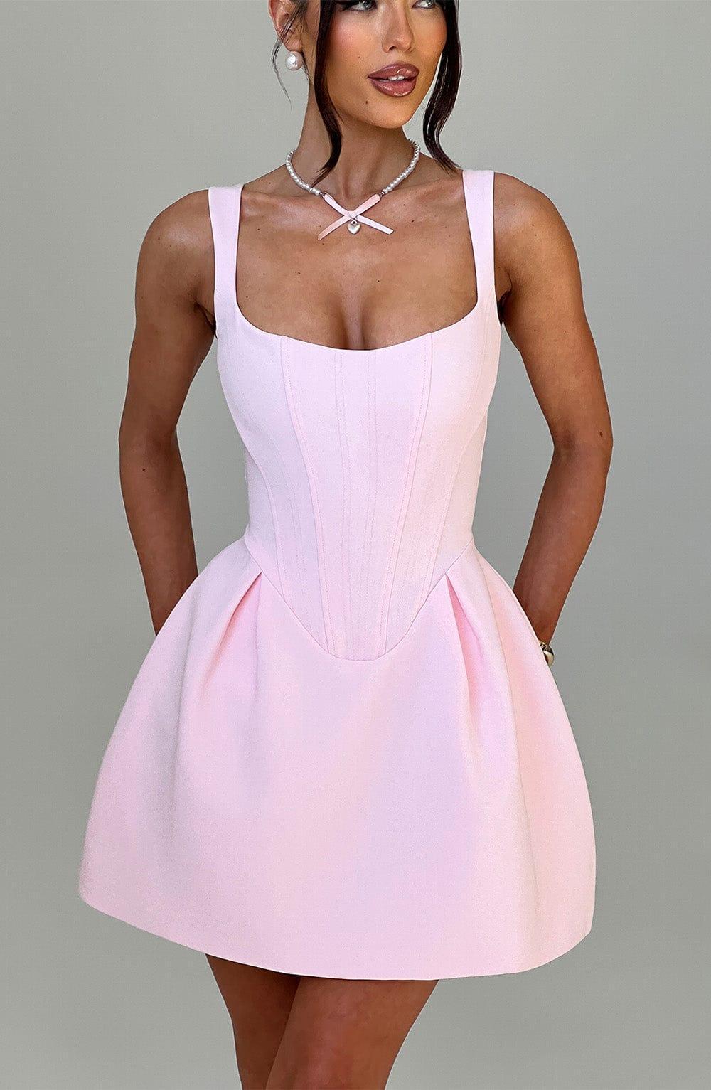 Janiyah Mini Dress - Blush Product Image