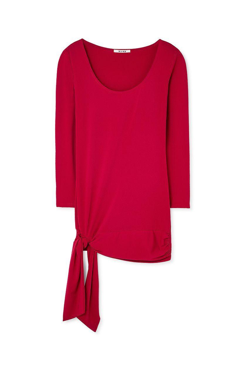 Tie Mini Dress Product Image