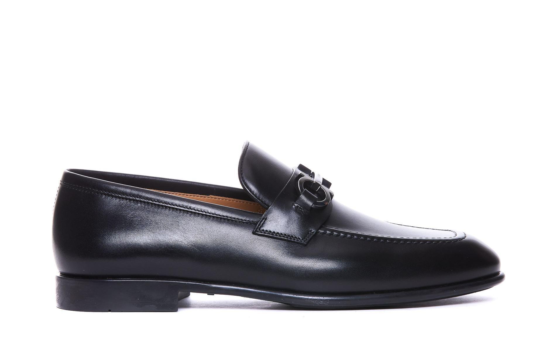 FERRAGAMO Salvatore  Flat Shoes In Black Product Image