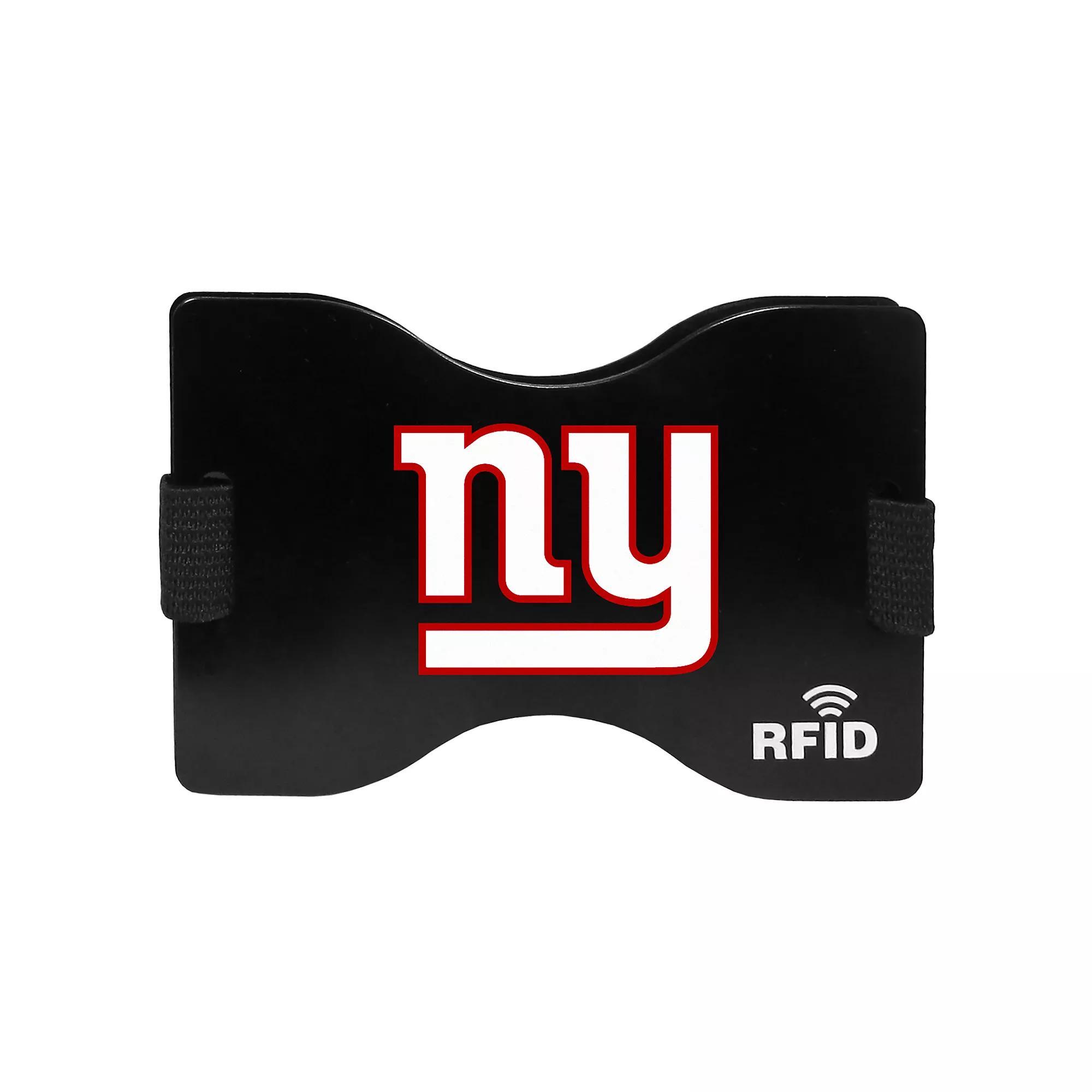 Men's New York Giants Hardcase RFID Wallet, Team Product Image