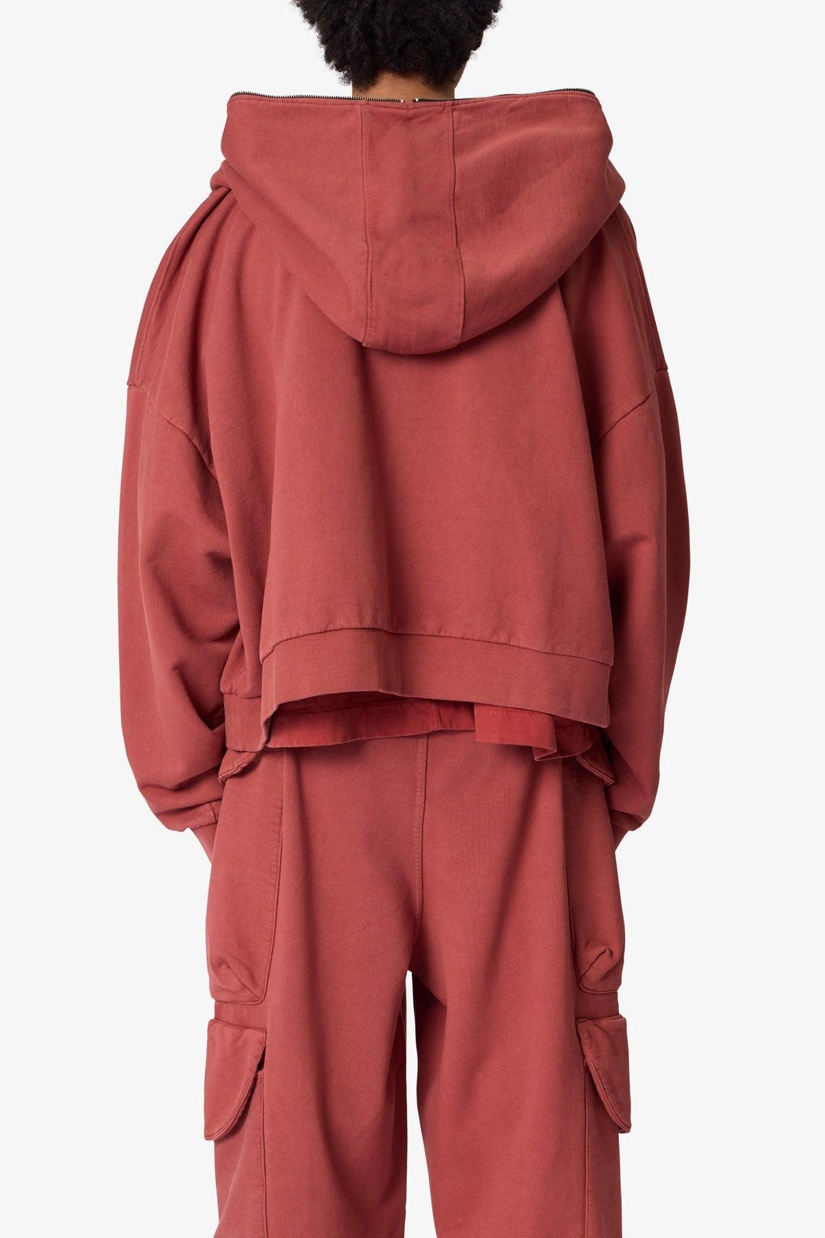 Full Zip Hoodie - Rust Product Image
