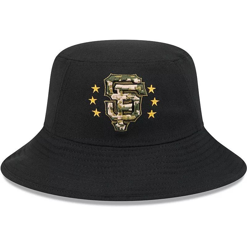 Men's New Era  Black San Francisco Giants 2024 Armed Forces Day Bucket Hat Product Image