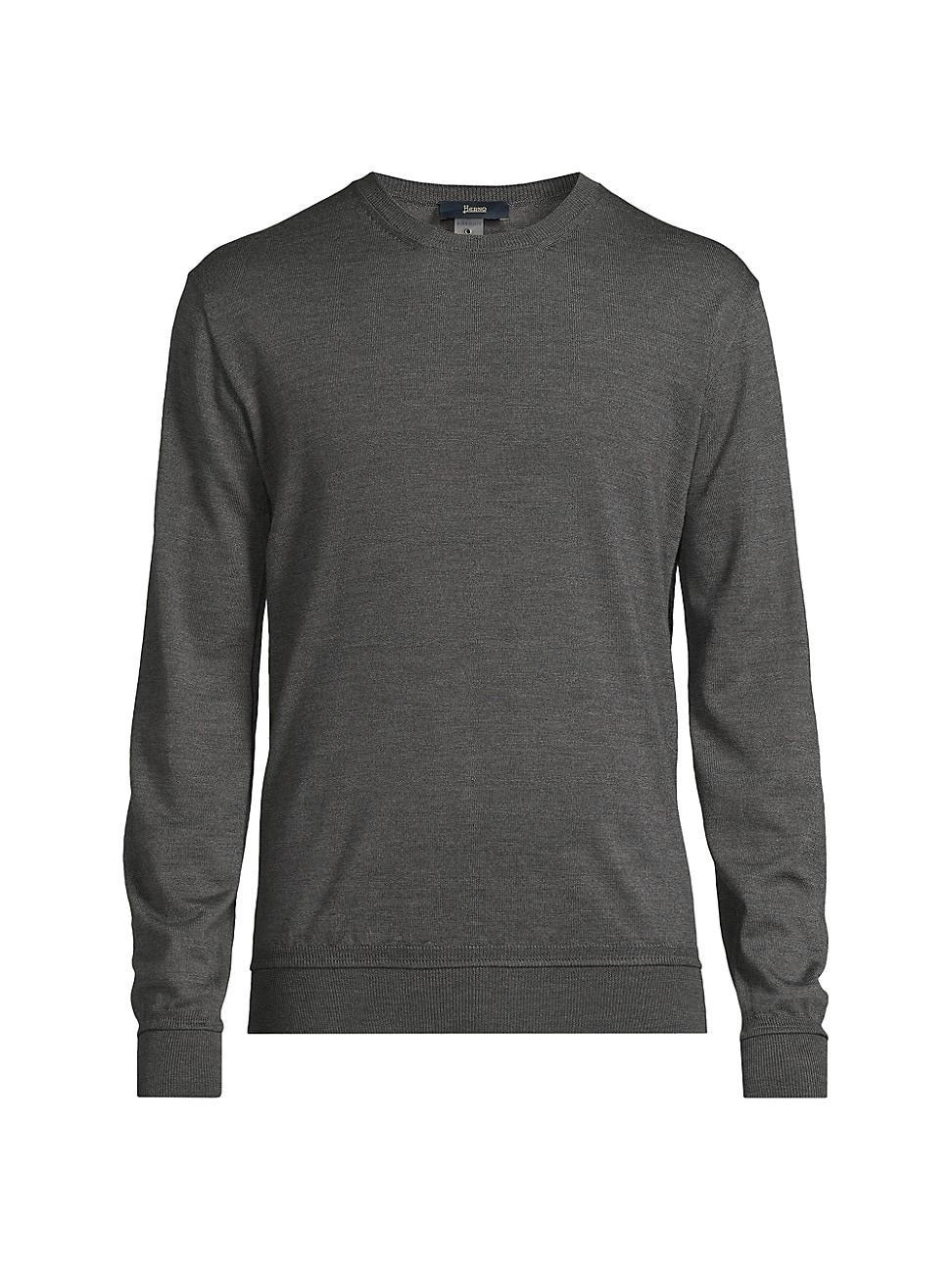 Mens Wool Crewneck Sweater Product Image