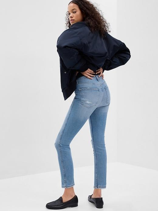 High Rise Vintage Slim Jeans Product Image