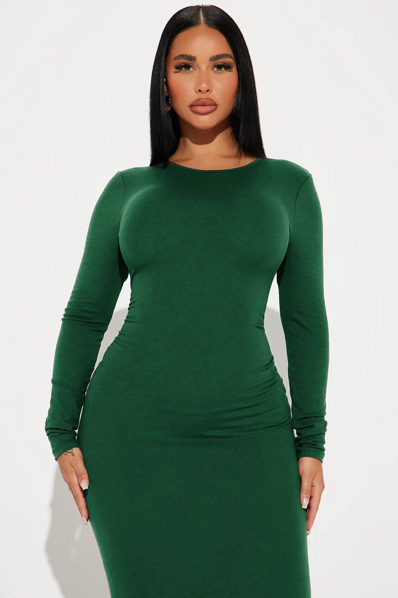Secretly Sexy Maxi Dress - Hunter Product Image