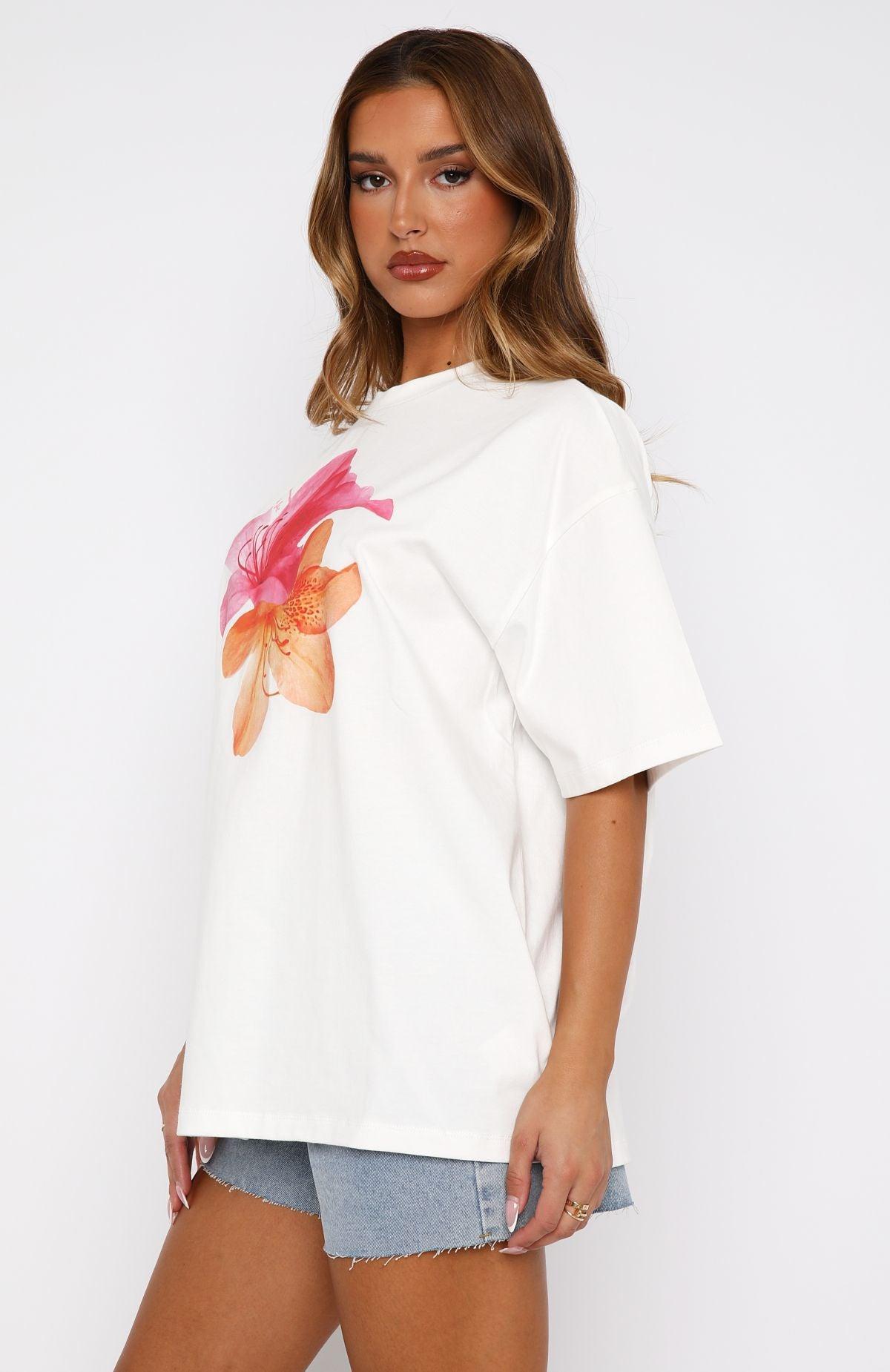 Power Of Possibility Oversized Tee White Product Image