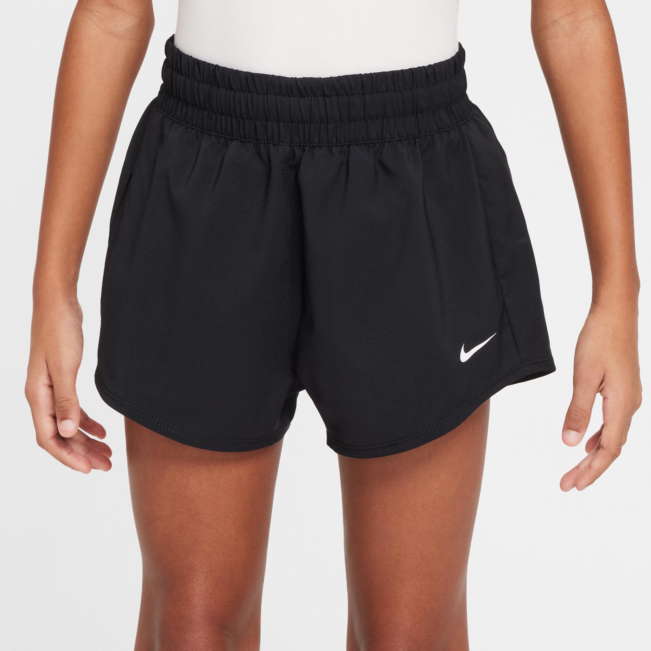 Girls 8-20 Nike One Dri-FIT 2-in-1 Shorts, Girl's, Size: Small, Black Product Image