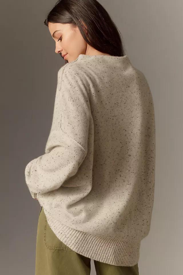 Pilcro Cashmere Speckled Star Motif Sweater Product Image
