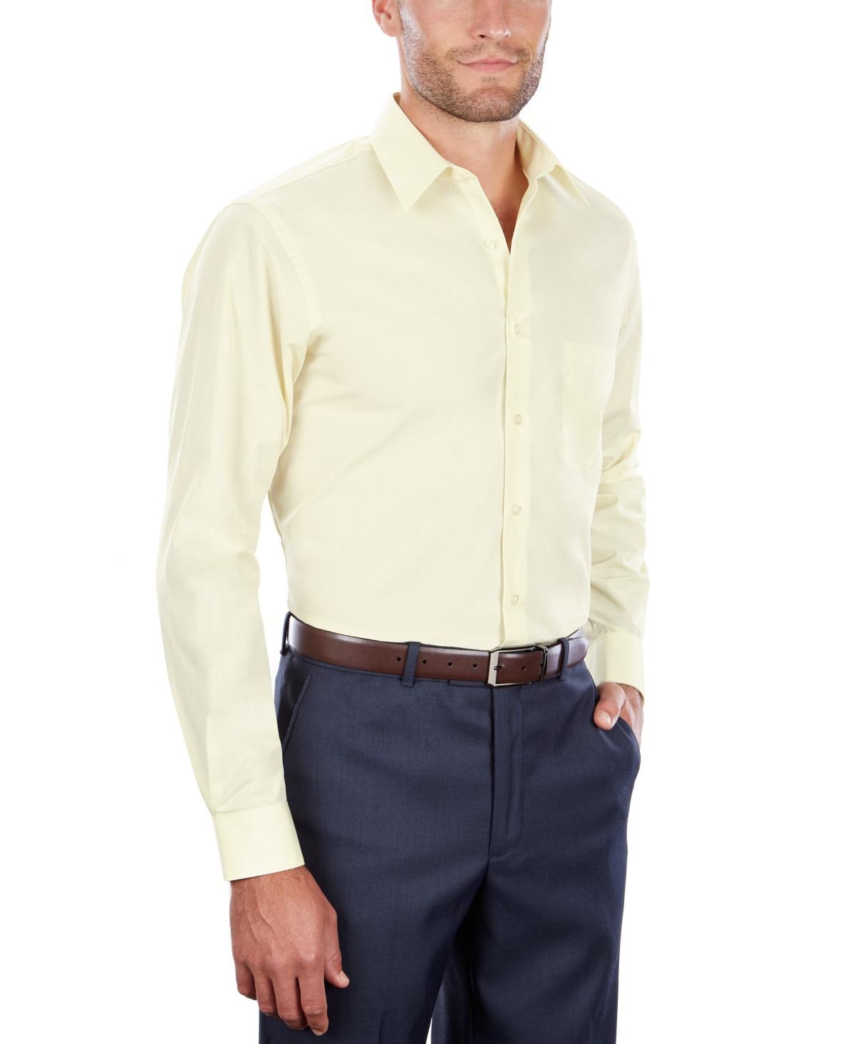 David Donahue Trim Fit Super Fine Twill Dress Shirt Product Image