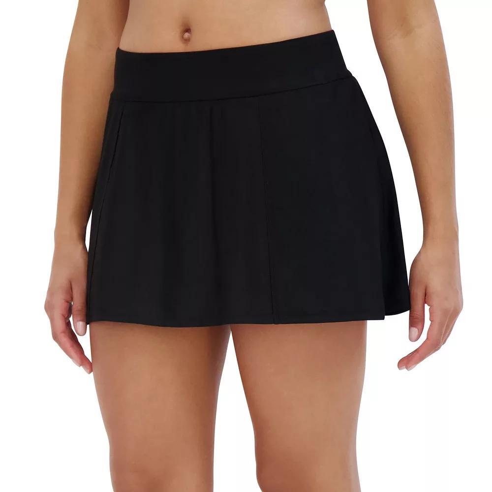 Women's ZeroXposur Swing Skirtini Swim Bottoms, Size: Large, Liquorice Product Image