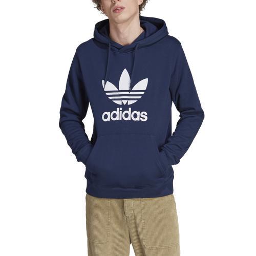 adidas Adicolor Classics Trefoil Hoodie Night Indigo L Mens Product Image