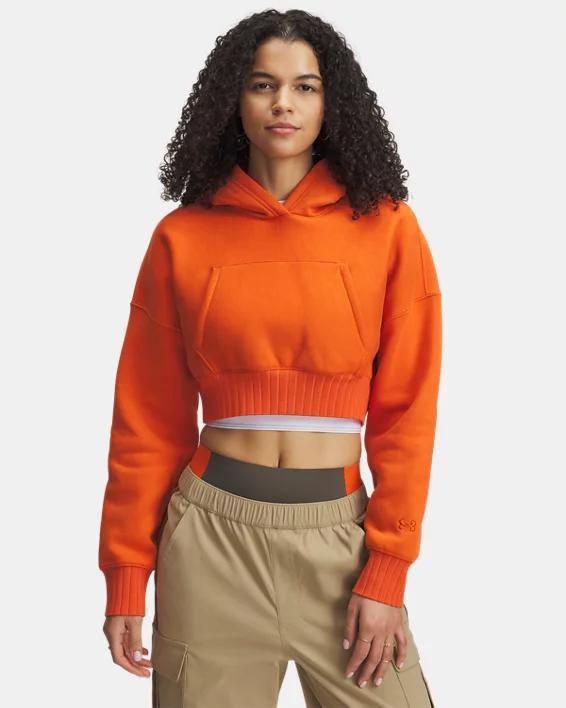 UA Courtside Womens Crop Hoodie Product Image