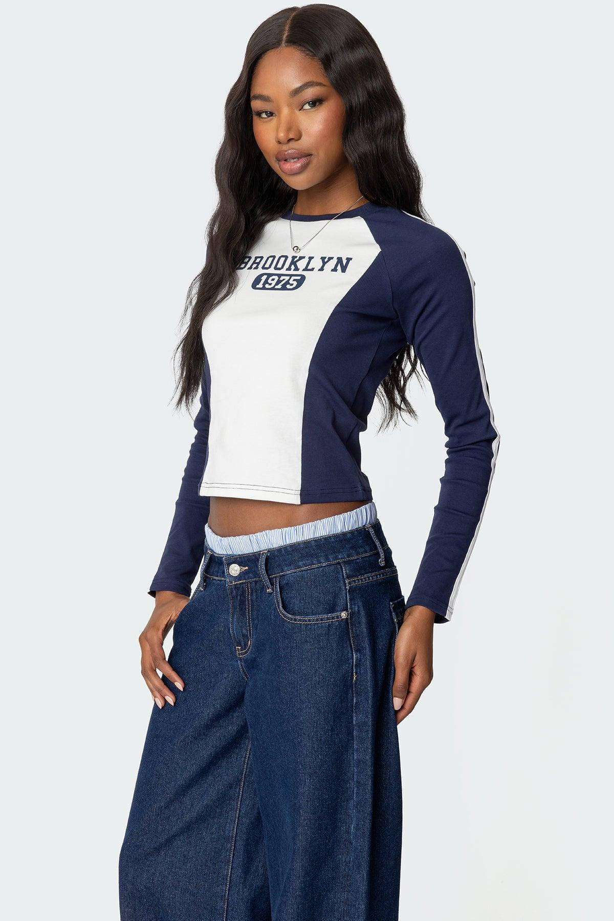 Brooklyn Raglan Long Sleeve T Shirt Product Image