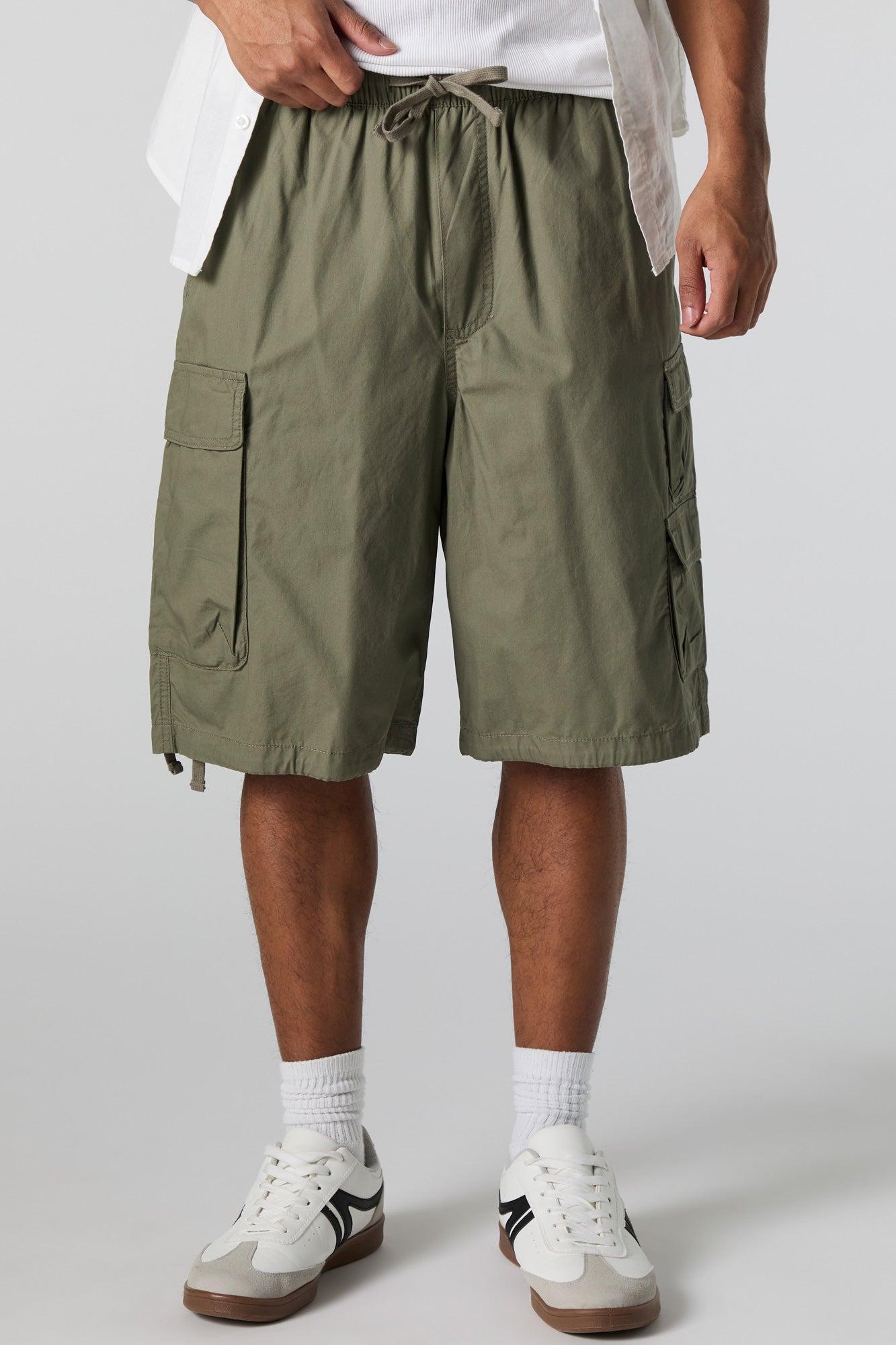 Poplin Longline Cargo Short Male Product Image