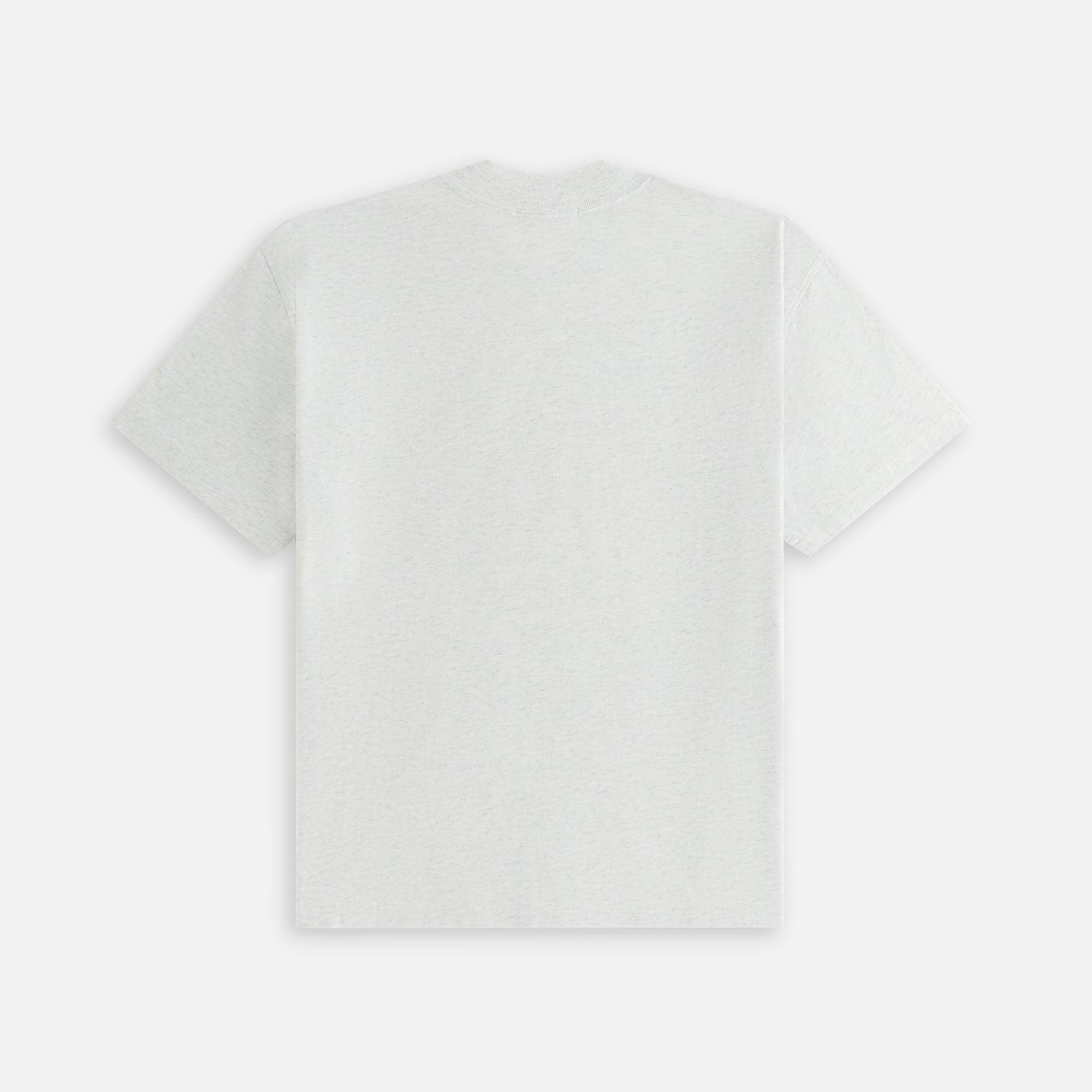 Kith Women for the New York Knicks Arc Mockneck Tee - Light Healther Grey Female Product Image