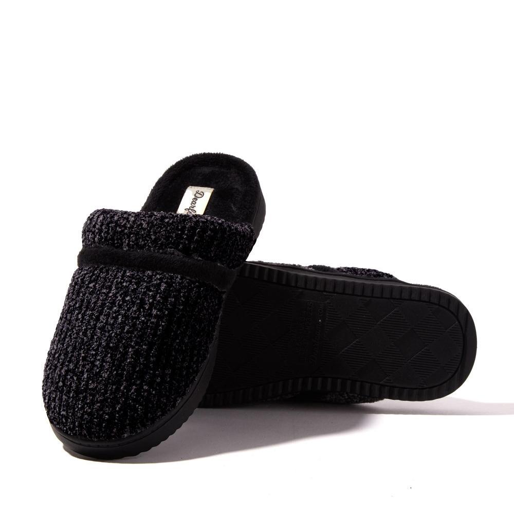 Dearfoams Serena Marled Chenille Womens Scuff Slippers Product Image